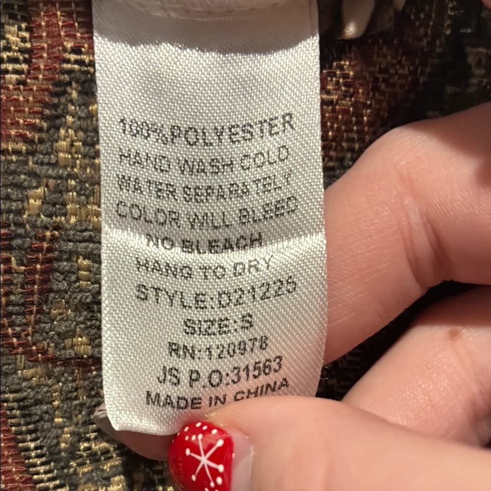 Vestique Zebra Print Maxi Dress. Size Small. - Picture 8 of 10
